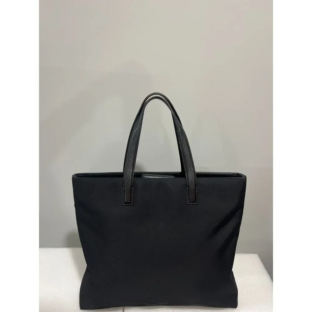 Coach 7418 Black Tote Bag – Slim Design, Laptop-Friendly, Excellent Condition